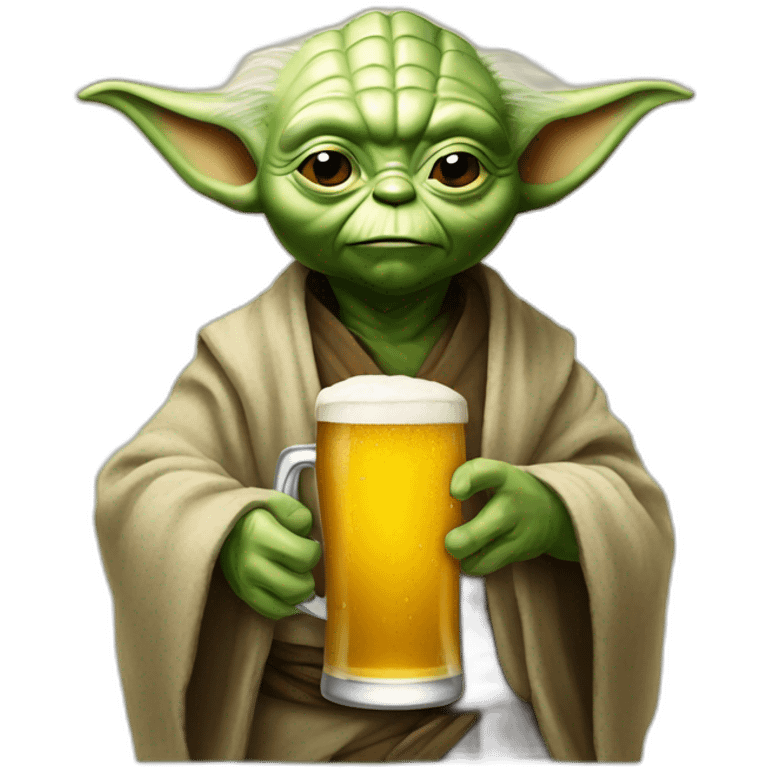 yoda beer emoji