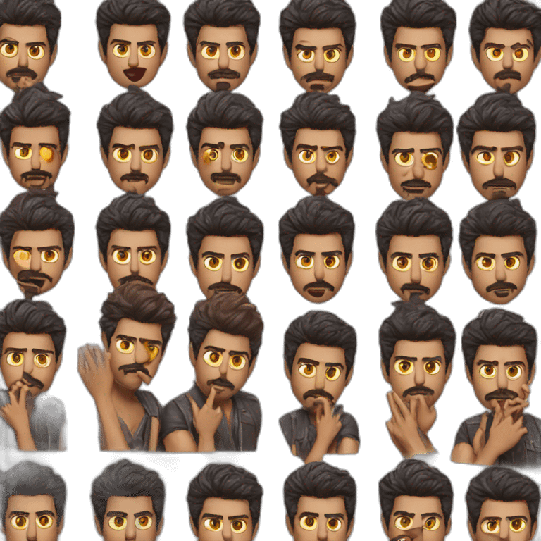 Thalapathy vijay say shhhh emoji