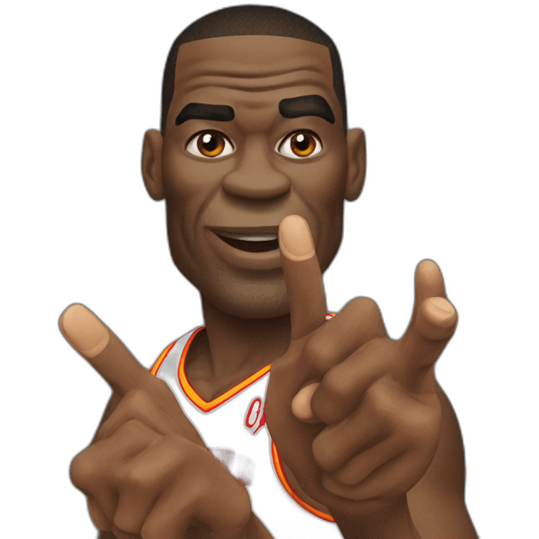 Mutombo finger wag emoji