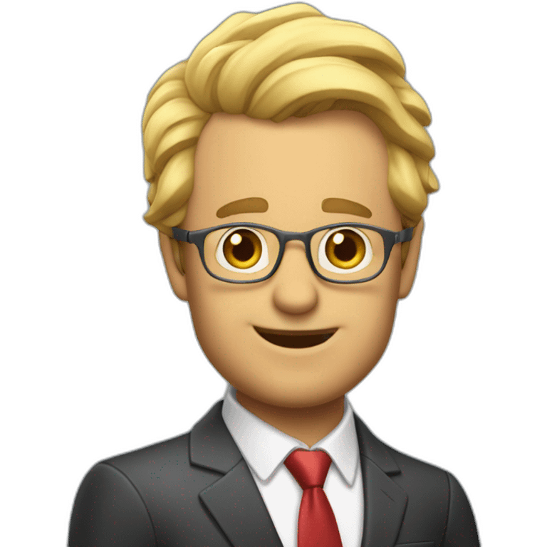 John Malcovitch as a cocky real estate agent emoji