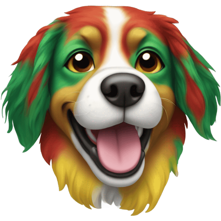 reggae dog emoji