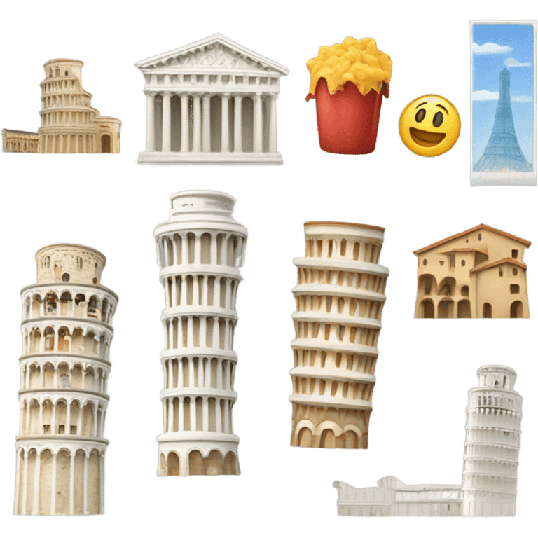 emoji created with the city fl of Pisa emoji