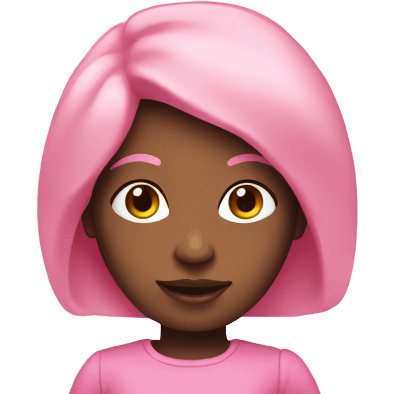 Pink doll  emoji