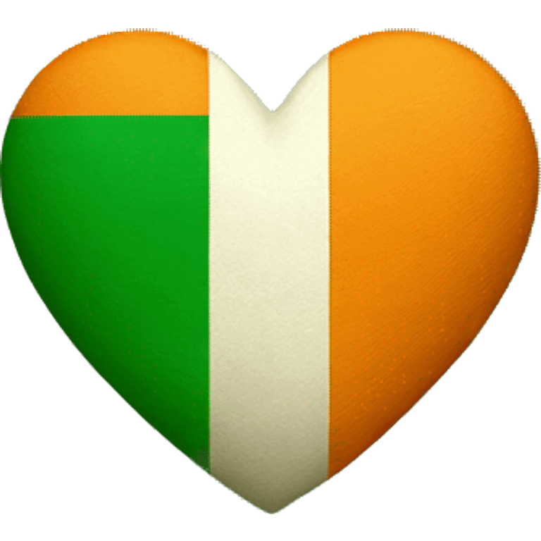 irish flag heart emoji