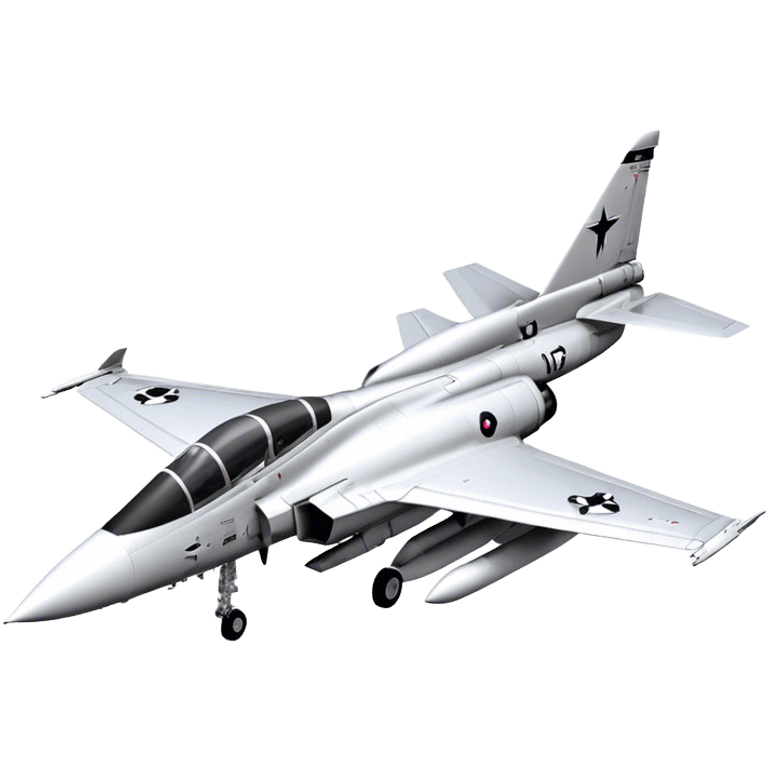 Jet Trainer - T-38 Talon - Northrop Grumman (Model Year: 2021) (Iconic colour: White and black) emoji