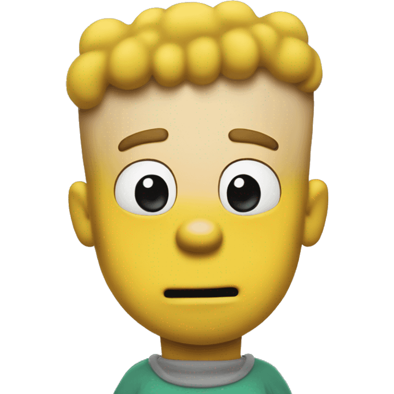 Charlie Brown bart simpson emoji