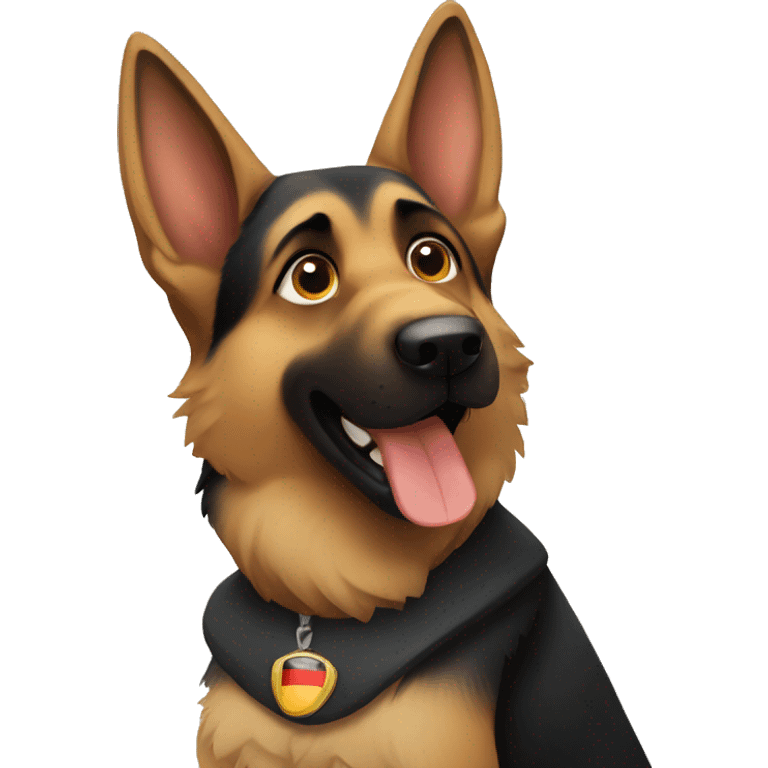 German shepherd emoji