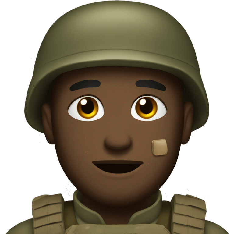 wounded soldier emoji