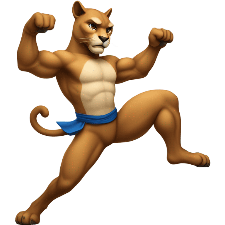 Cougar Kung Fu emoji