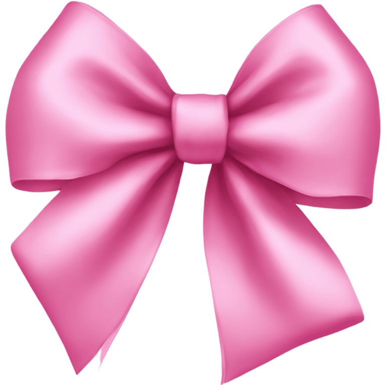 Coquette pink bow  emoji