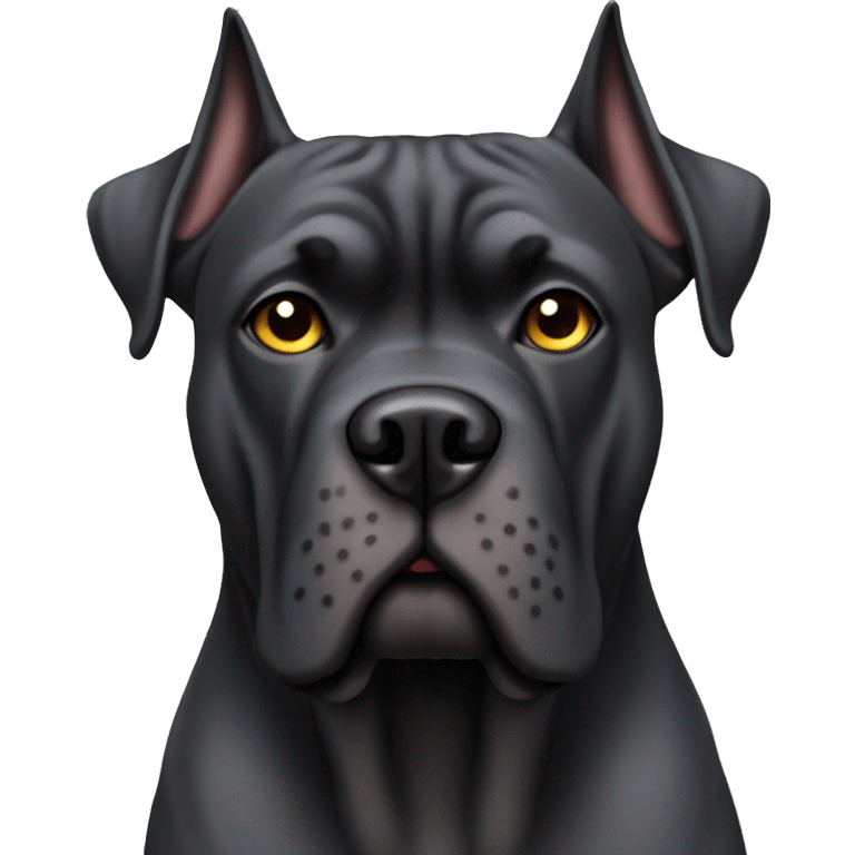 Cane corso pointy ears emoji