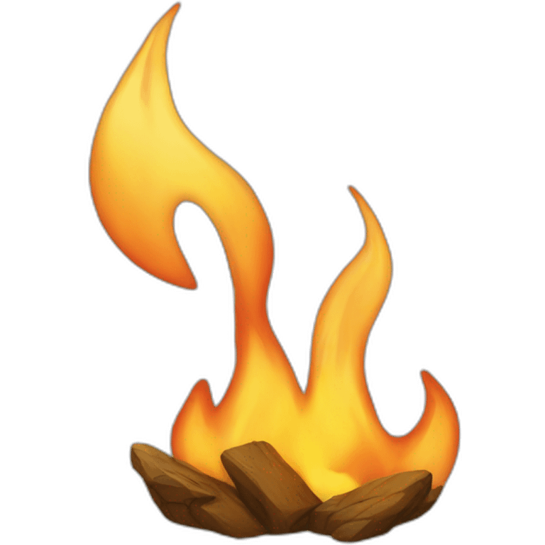 Estomac en feu emoji