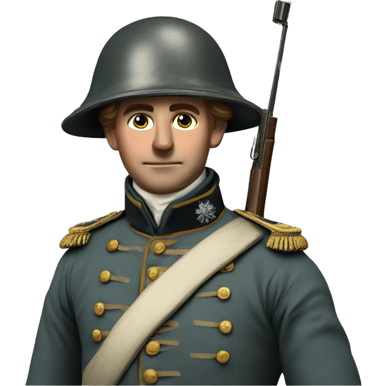 british soldier with rifle 19 century emoji