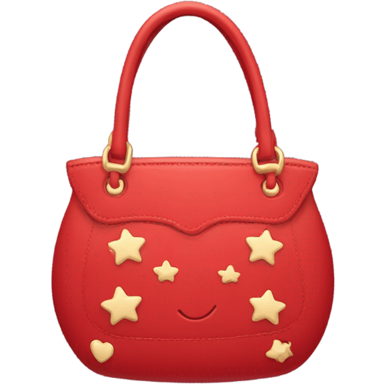 Red cute minibag  emoji