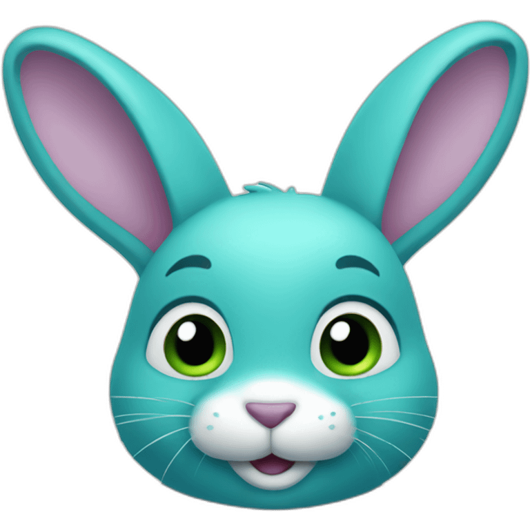 blue-green-rabbit emoji