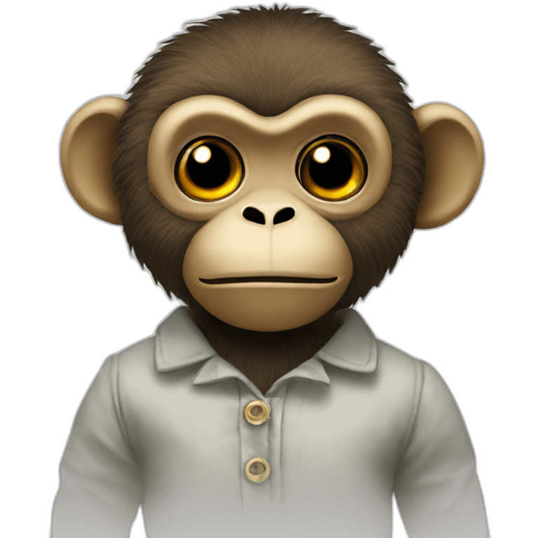 stuffed Haunted Monkey doll emoji