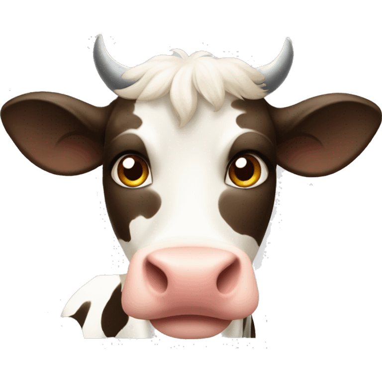 a bossy cow emoji