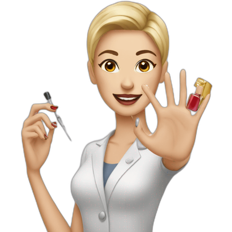 rich nail tech emoji