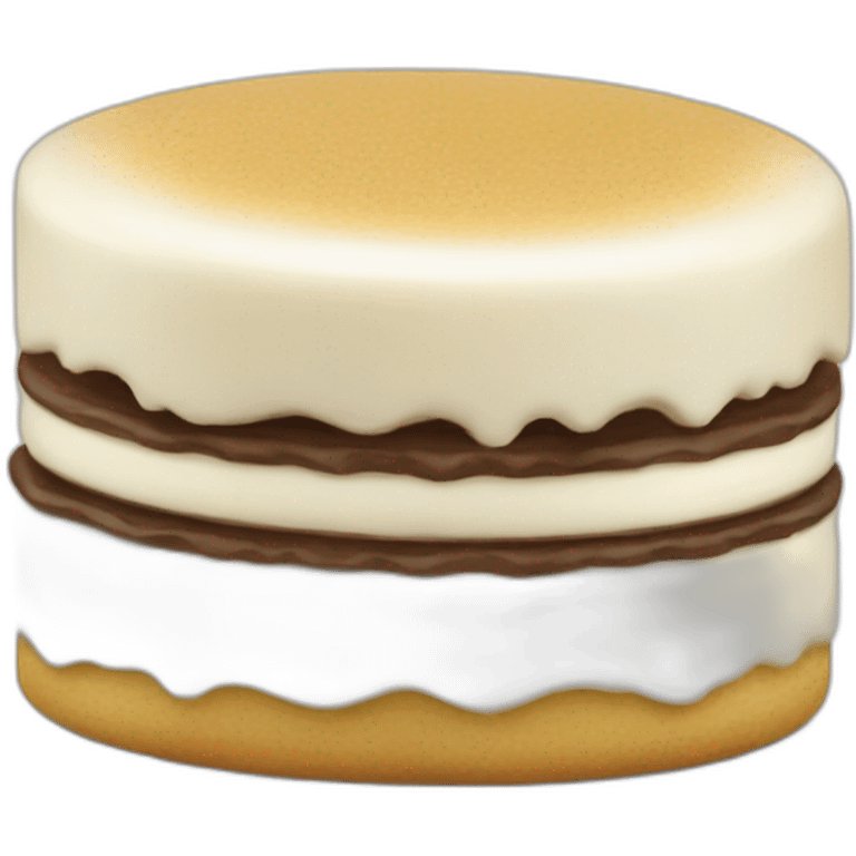 white chocolate alfajor emoji