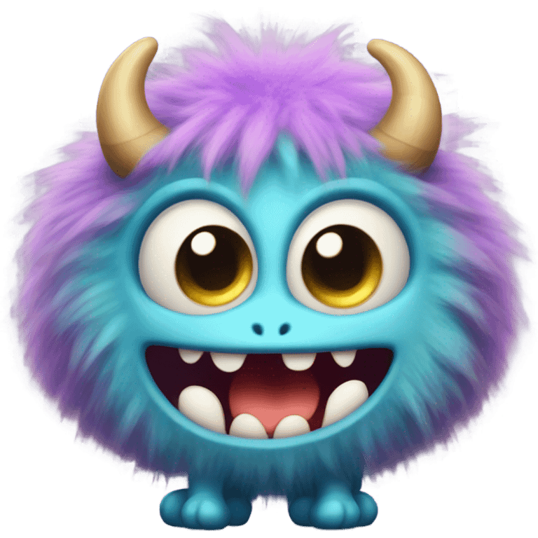 kind funny baby monster emoji