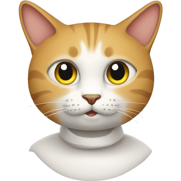 Cat looking for job emoji