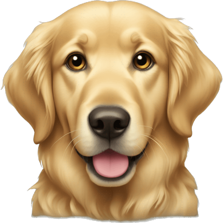 Golden retriever christmas emoji