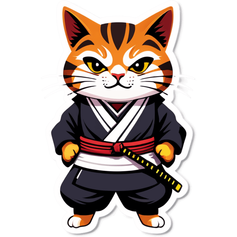 Meow meow samurai  emoji