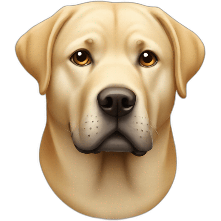 fat  labrador emoji