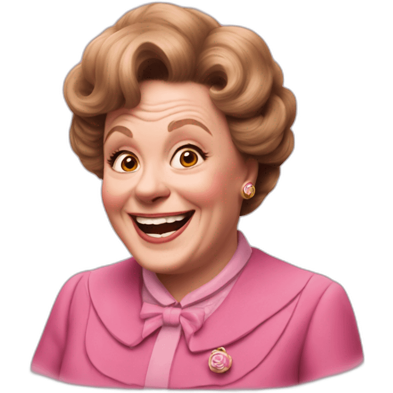 Dolores umbridge laugh emoji