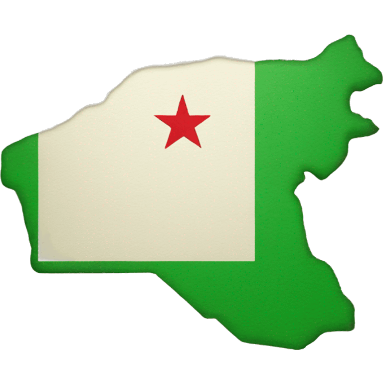 Carte Algeria emoji