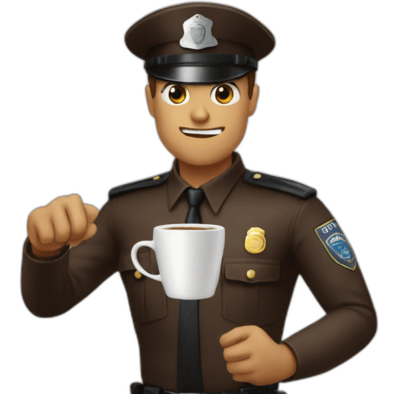 coffee police emoji