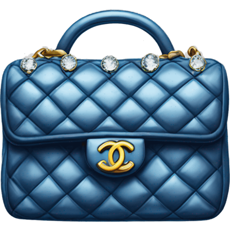 Diamond Chanel bag  emoji