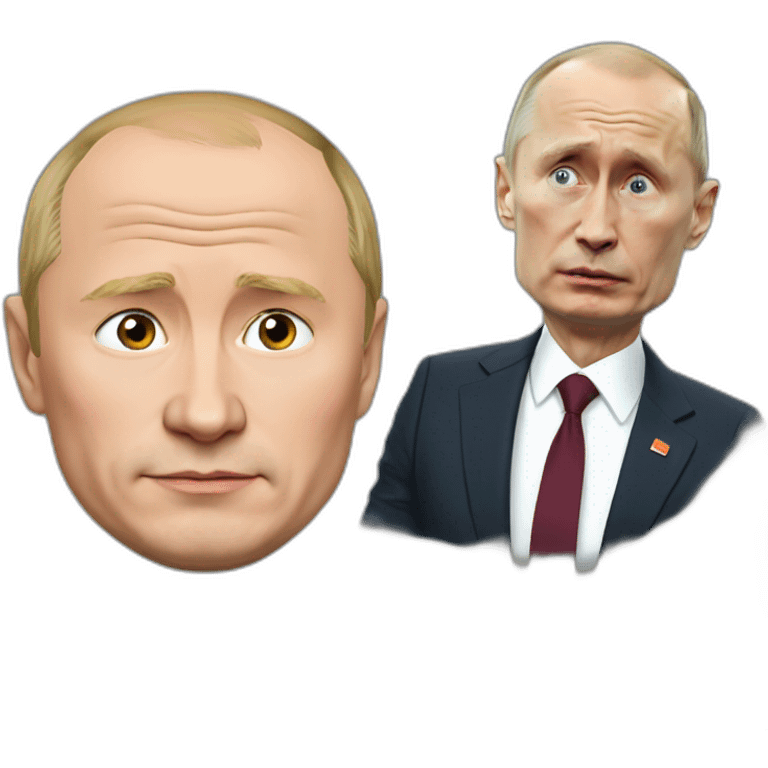 Putin crying on Prigozhin shoulder emoji