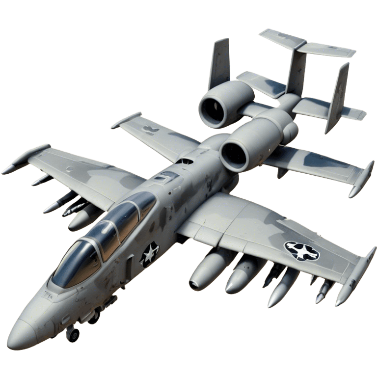 Warthog Jet (A-10 Thunderbolt II) - Fairchild Republic (Model Year: 2022) (Iconic colour: Desert camo) emoji