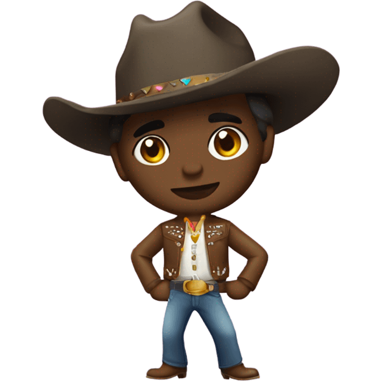 Disco cowboy alíen emoji