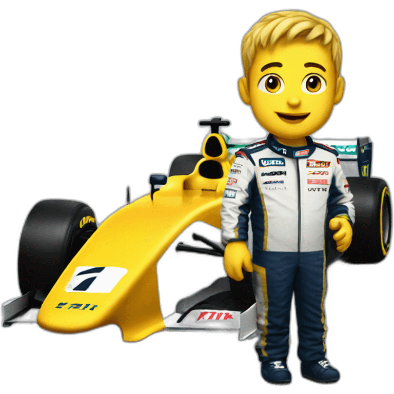 une Formula 1 emoji