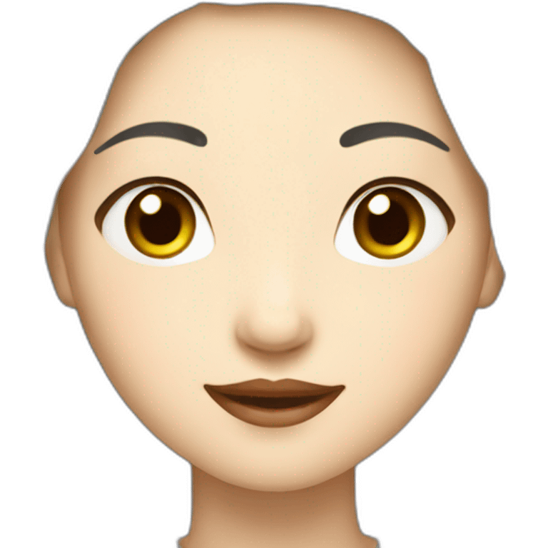 Chinese lady yuga movement emoji