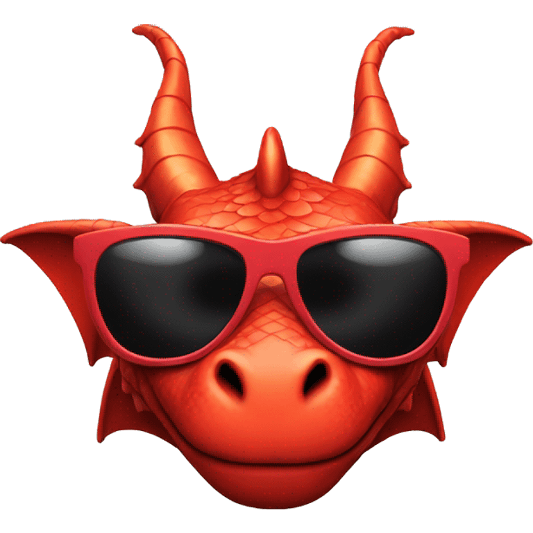 red dragon with sunglasses emoji