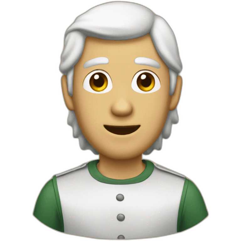 Bûcheron tête carré emoji