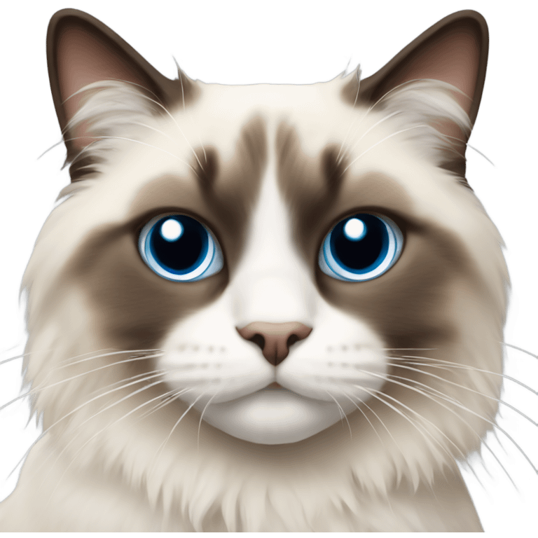 Ragdoll cat emoji