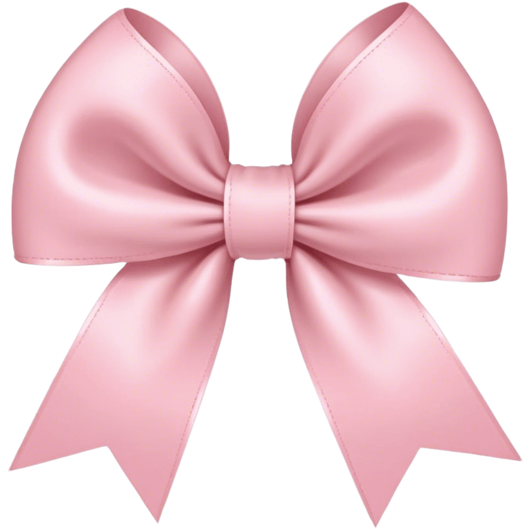 light pink bow on light pink bow emoji