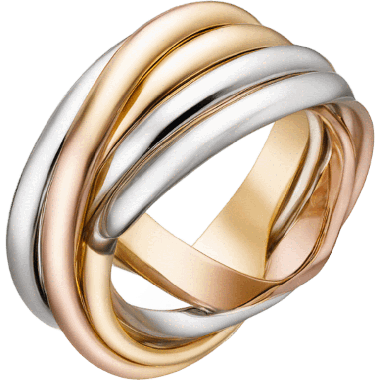 cartier trinity ring emoji