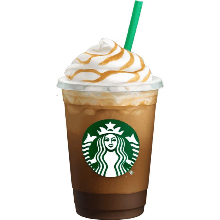 Starbucks cold coffee emoji