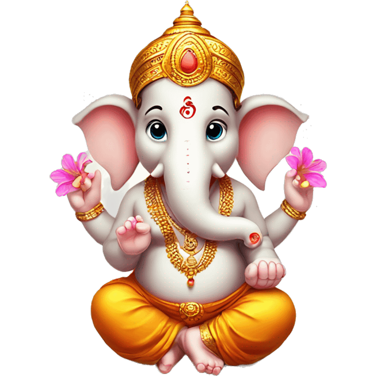 Cute ganpati bappa emoji