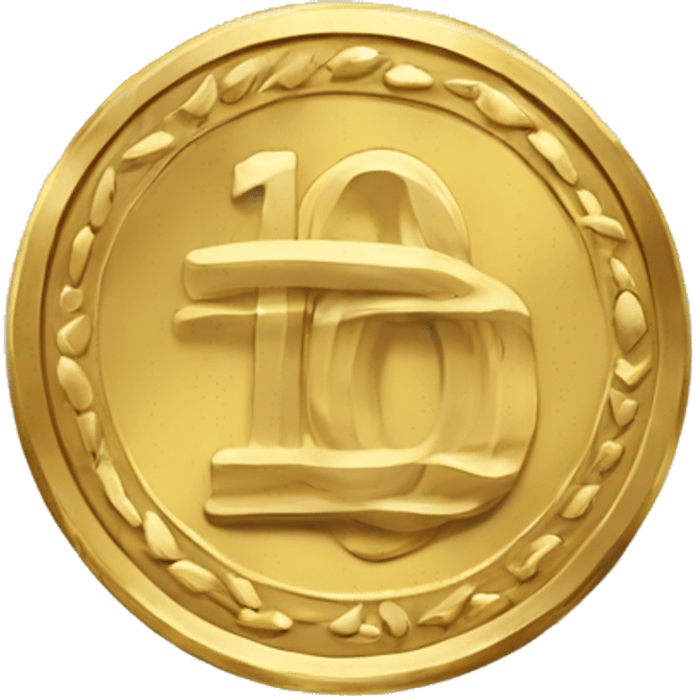 gold coin write : 100 commandes  emoji