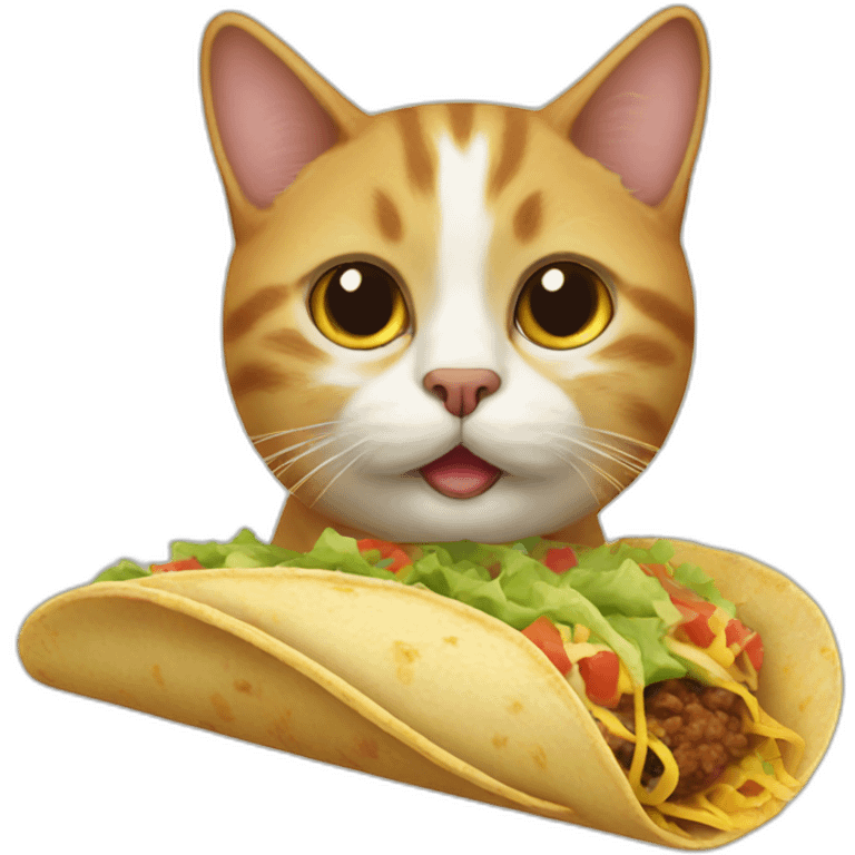 cat taco emoji