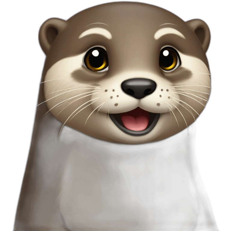 Loutre amoureux emoji