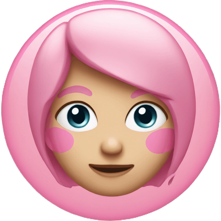 Pink circle emoji