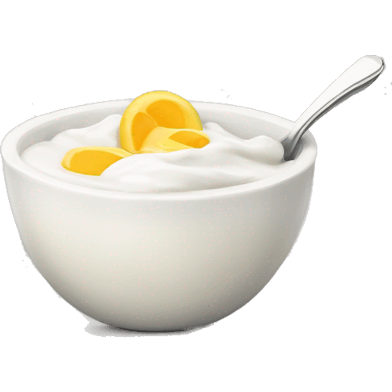 Yogurt bowl emoji