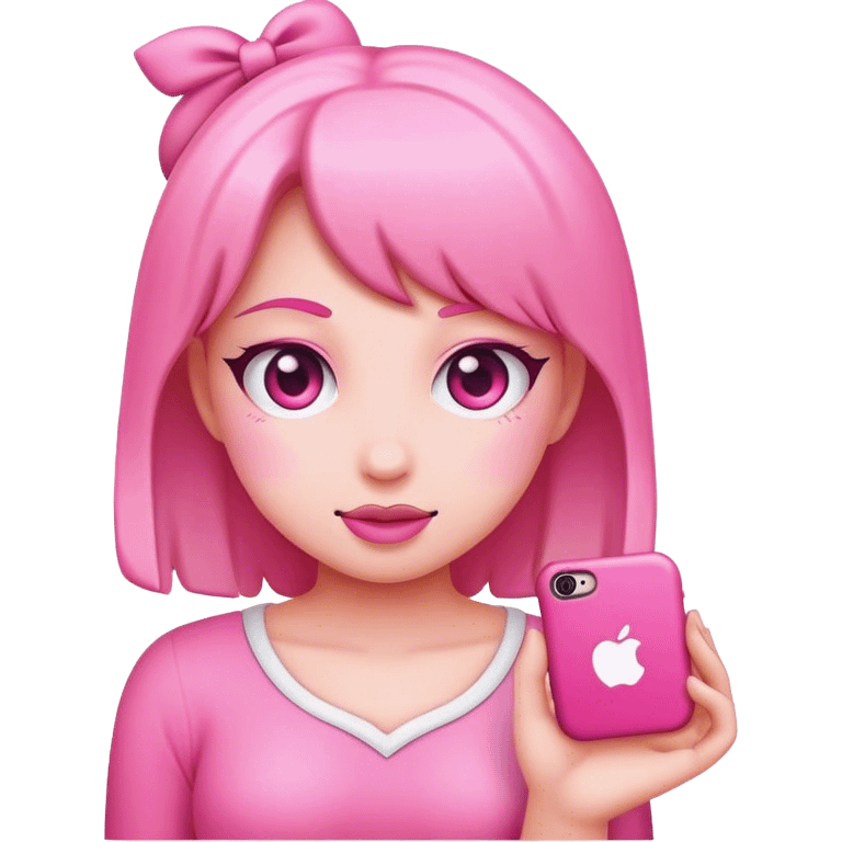 pinky girl  emoji